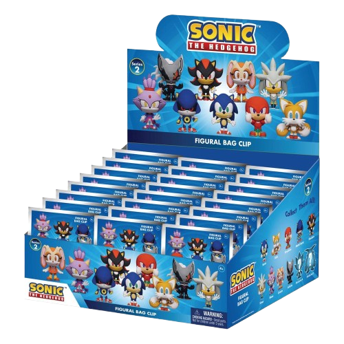 Sonic The Hedgehog - Series 2: 3D Character Bag Clip Blind Bag