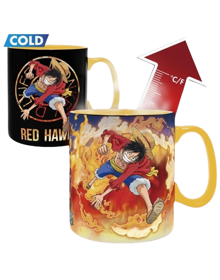 One Piece - Luffy & Sabo Heat Change Mug