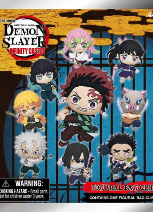Demon Slayer - Infinity Castle: Series 1 3D Character Bag Clip Blind Bag