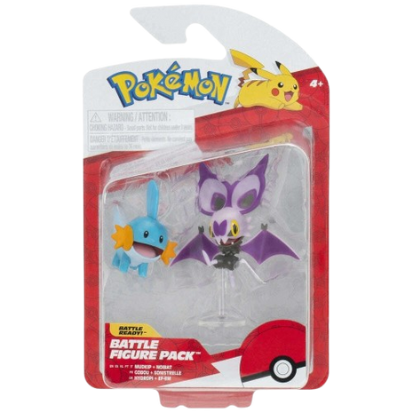 Pokemon - Mudkip & Noibat Battle Figure Set