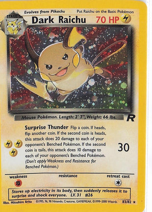 Dark Raichu 83/82 (H) (D)