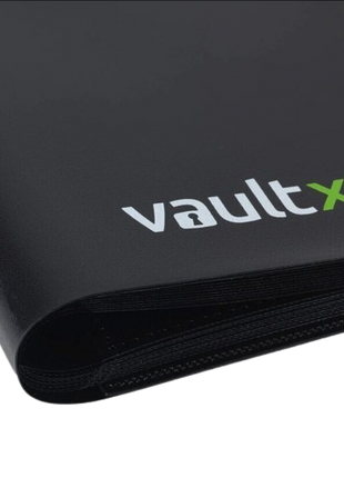 Vault X - Black 9 Pocket Strap Binder