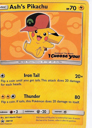 Ash’s Pikachu SM110 (D)