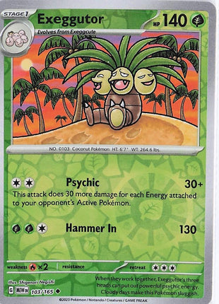 Exeggutor 103/165 (RH)