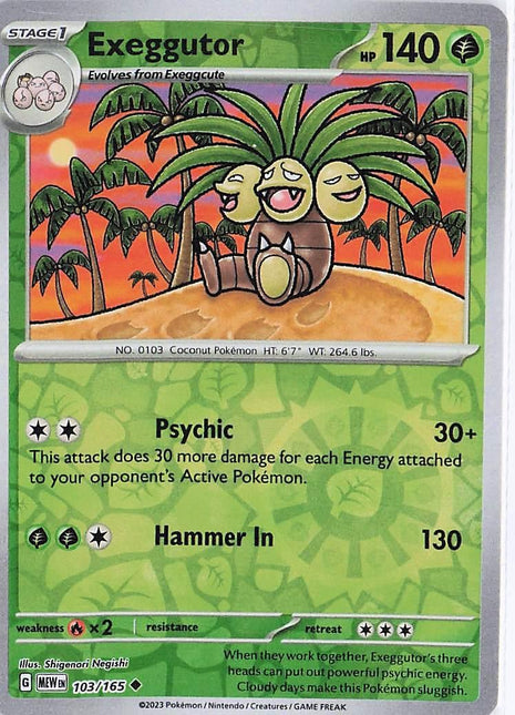 Exeggutor 103/165 (RH)