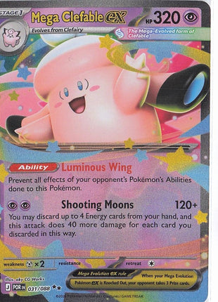 Mega Clefable ex 031/088