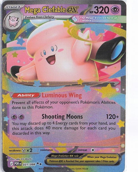Mega Clefable ex 031/088