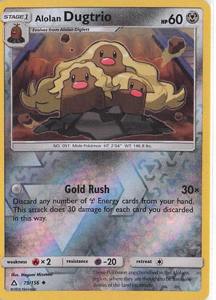 Alolan Dugtrio 79/156 (RH)