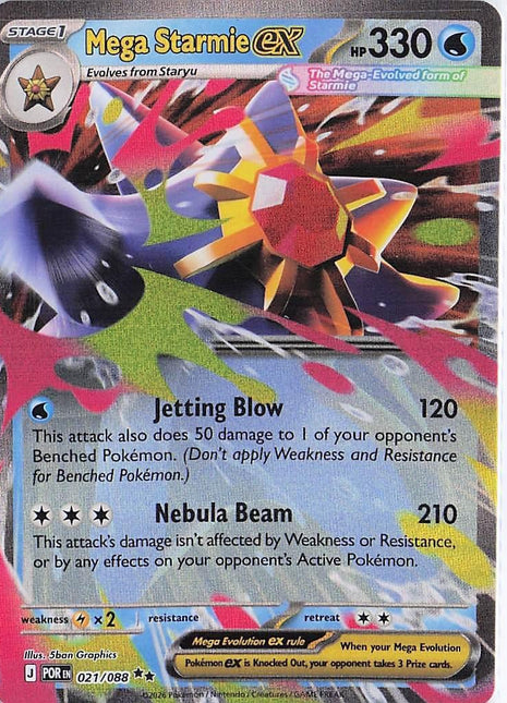 Mega Starmie ex 021/088