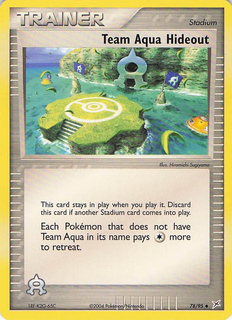 Team Aqua Hideout 78/95