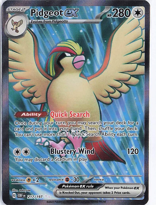 Pidgeot ex 217/197