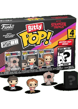 Stranger Things - Demogorgan, Will, Barb & Mystery Funko Bitty Pop!