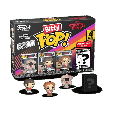 Stranger Things - Demogorgan, Will, Barb & Mystery Funko Bitty Pop!