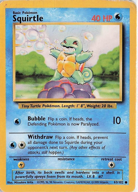 Squirtle 63/102 (D)