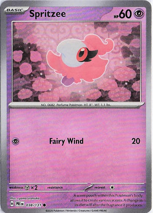 Spritzee 038/131 (Masterball Holo)