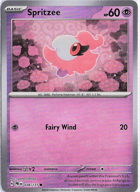 Spritzee 038/131 (Masterball Holo)