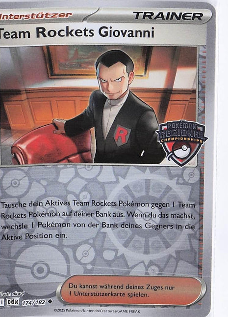 Team Rocket’s Giovanni 174/182 (RH)(Regional)