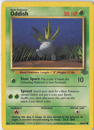 Oddish 58/64