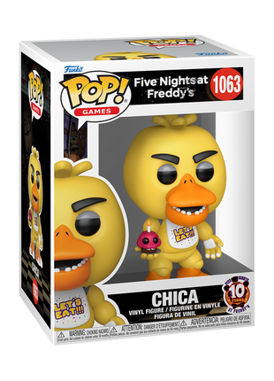 Five Nights At Freddy’s - Chica with Cupcake (10th Anniversary) #1063 Funko Pop!