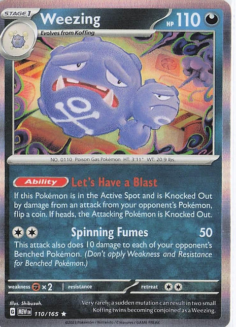 Weezing 110/165 (H)