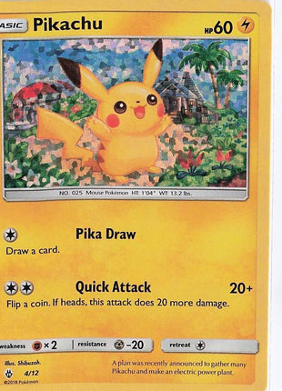 Pikachu 4/12 (H)