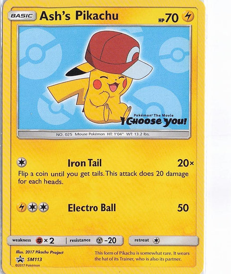 Ash’s Pikachu SM113