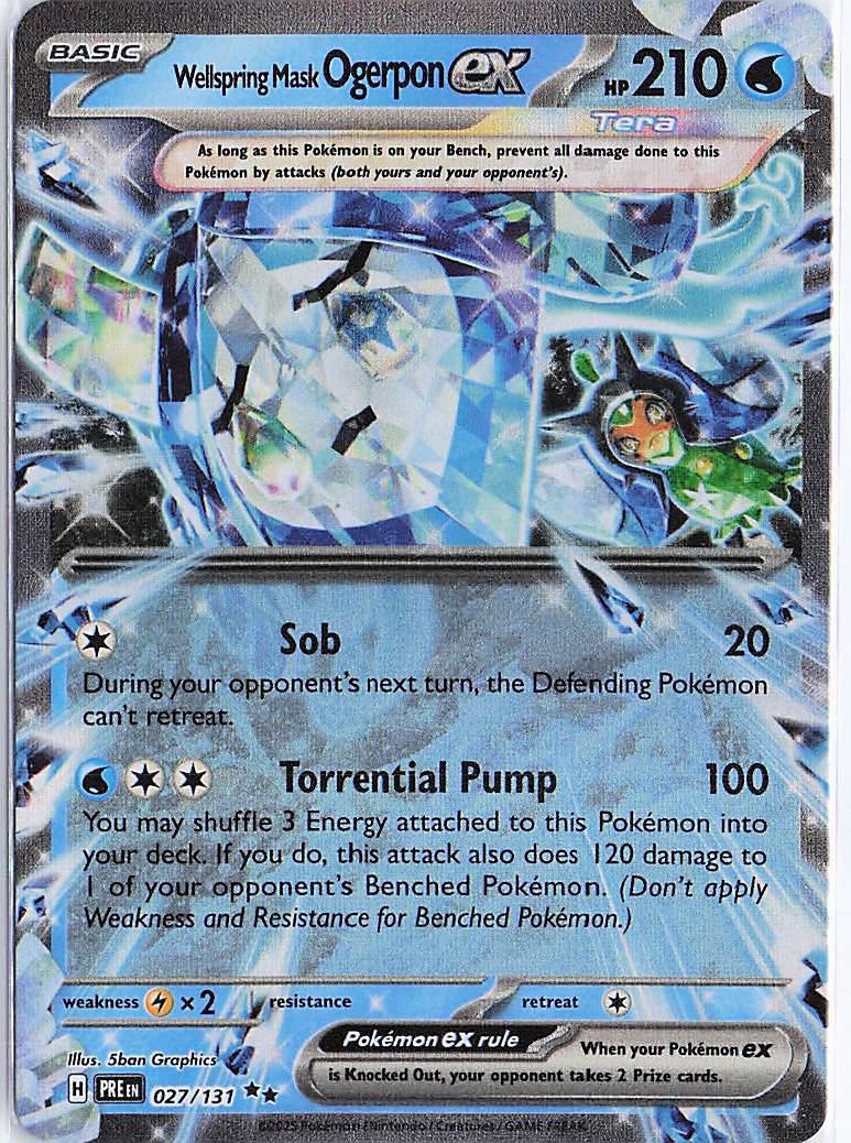 Wellspring Mask Ogerpon ex 027/131