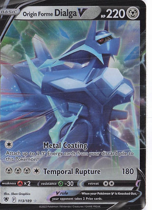 Origin Forme Dialga V 113/189