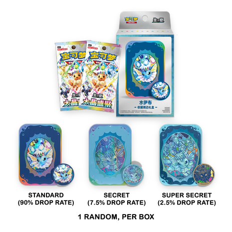 Pokemon - Terastal Gathering Eevee Tin Collection Box