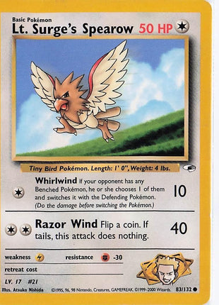 Lt. Surge’s Spearow 83/132