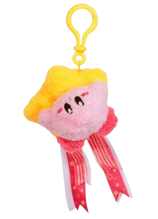 Kirby - Kirby Posing on Warpstar Plush Clip-on
