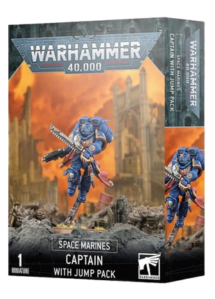 Warhammer 40k - Space Marines: Captain With Jump Pack