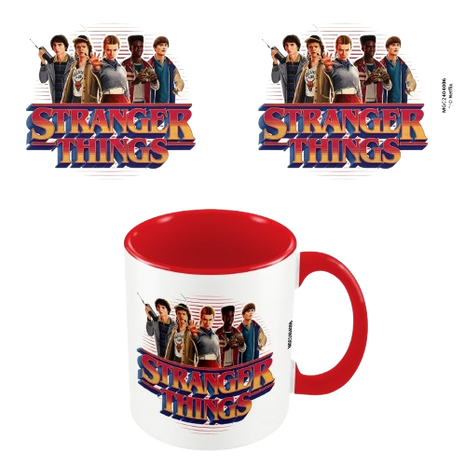Stranger Things - Season 5 Cast Red Coloured Inner Mug