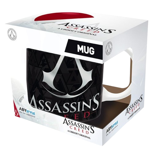 Assassins Creed - Black & Red Crest Mug