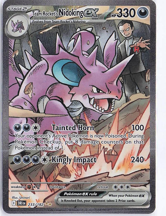 Team Rocket's Nidoking ex 233/182
