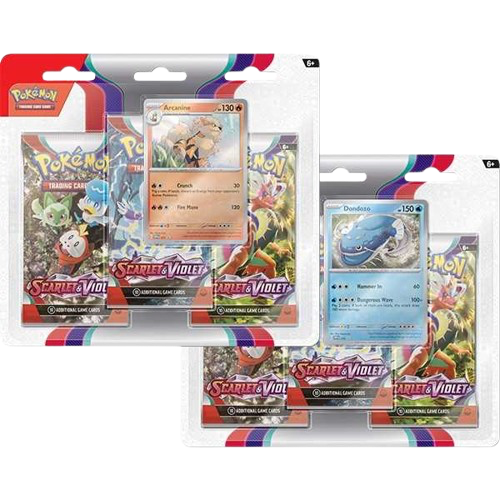 Pokemon - Scarlet & Violet 3 Pack Booster Pack