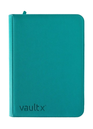 Vault X - Ocean Blue 9 Pocket Zip Binder