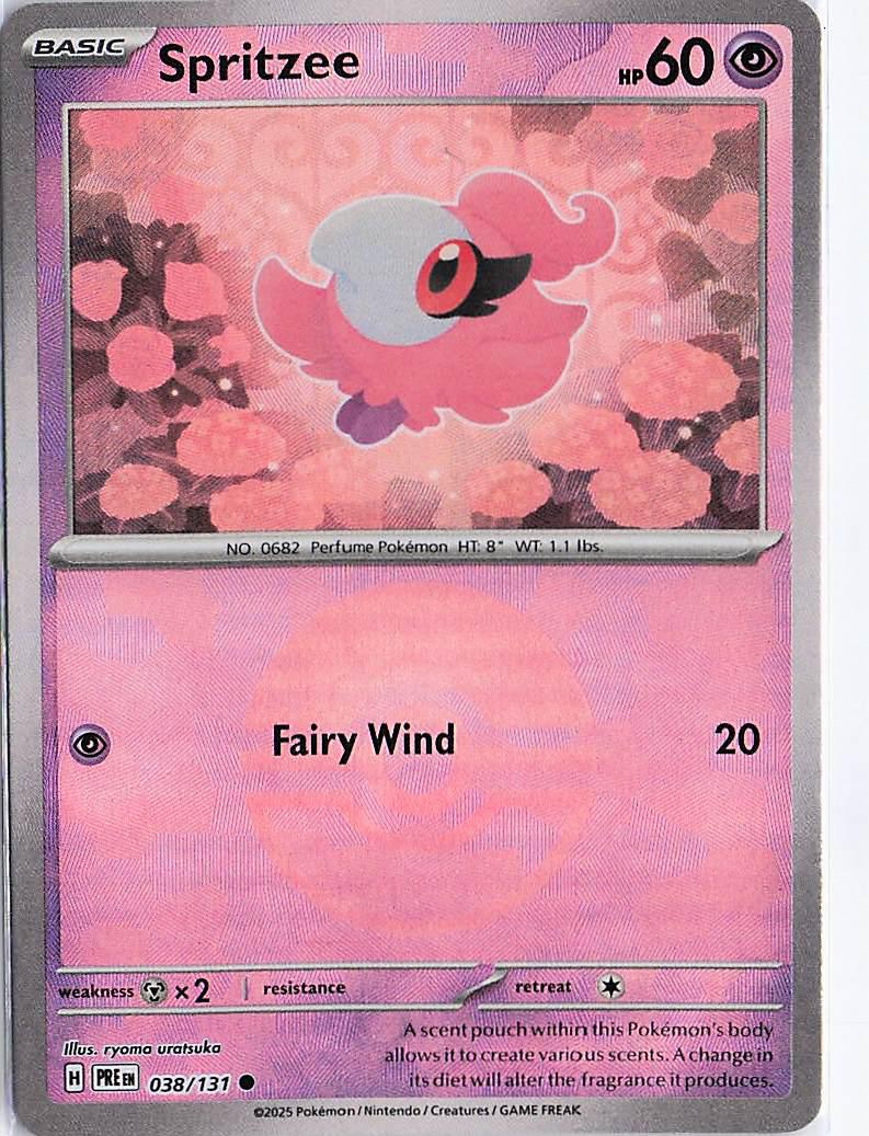 Spritzee 038/131 (Pokeball)