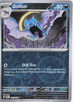 Golbat 042/165 (RH)