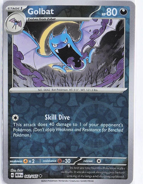 Golbat 042/165 (RH)