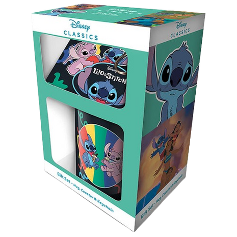 Lilo & Stitch - You're My Fave Mug Coaster & Keychain Gift Set
