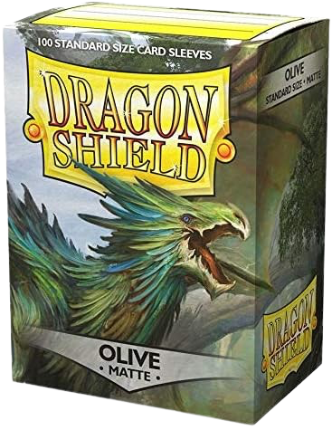 Dragon Shield - Matte Olive Sleeves (100)