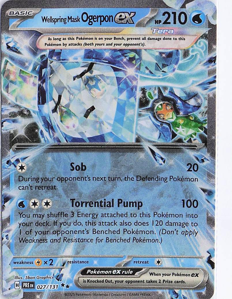 Wellspring Mask Ogerpon ex 027/131