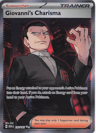 Giovanni’s Charisma 197/165