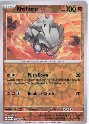 Rhyhorn 111/165 (RH)