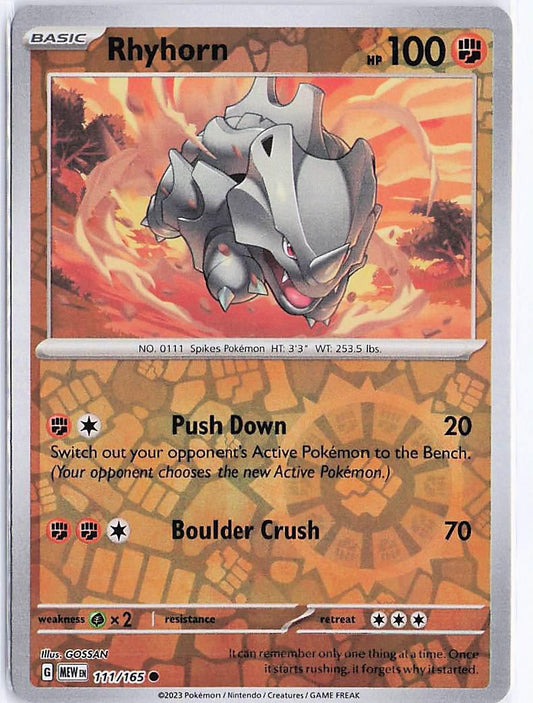 Rhyhorn 111/165 (RH)