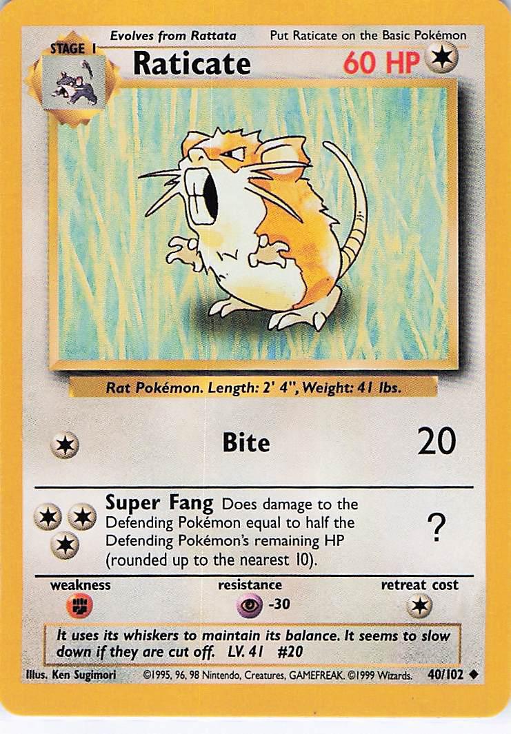 Raticate 40/102