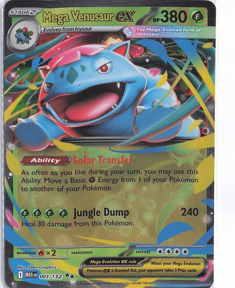 Mega Venusaur ex 003/132