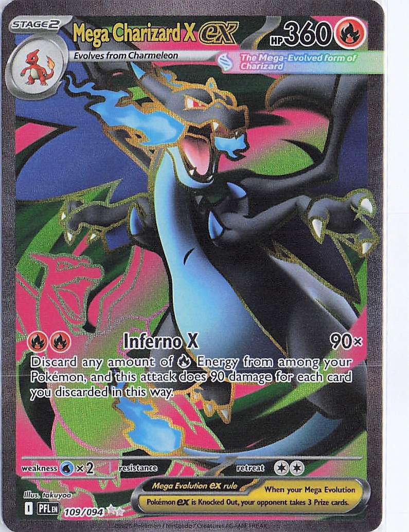 Mega Charizard X ex 109/094