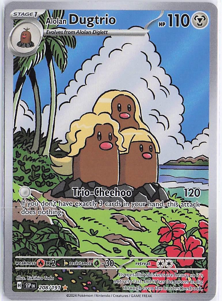 Alolan Dugtrio 208/191